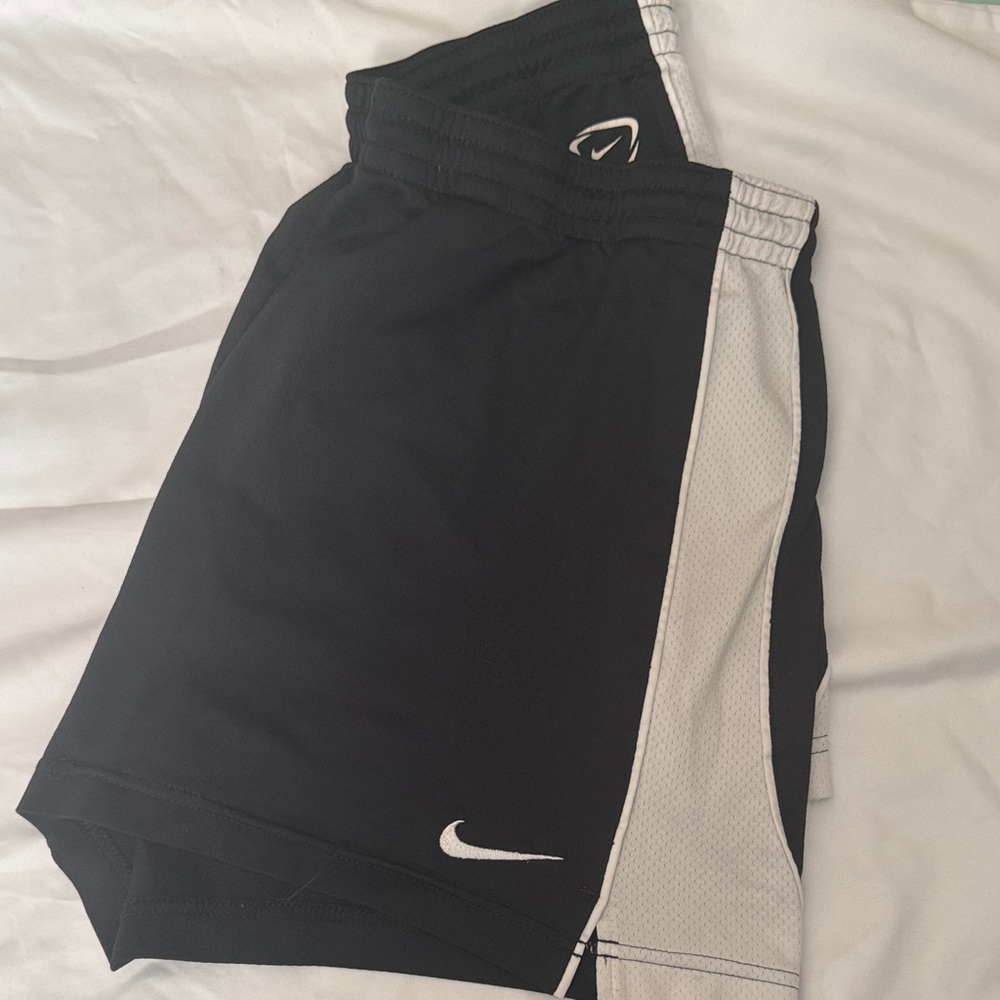 Nike Black and White Sports Shorts